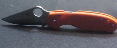 Spyderco Para 3 Lightweight Folding Knife CtsBd1N Steel Very Sharp Smooth Open - Image 1 of 4