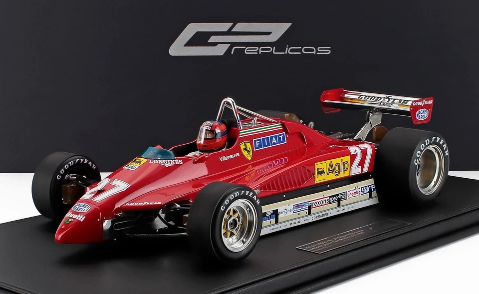 1/12 GP-REPLICAS - FERRARI - F1 126C2 N 27 2nd SAN MARINO GP (with GP12-10HWD - Immagine 1 di 1