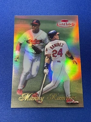 MANNY RAMIREZ 1998 Topps Gold Label RED Label Parallel 94 Cleveland Indians /100 - Image 1 of 3