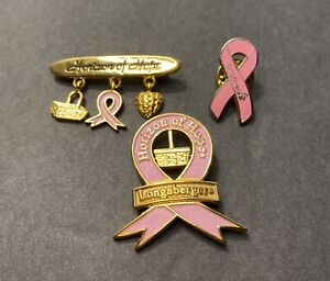 Longaberger Horizon Of Hope Breast Cancer Lapel/Hat Pins