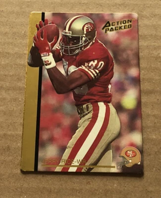 1992 ACTION PACKED ROOKIE UPDATE JERRY RICE #59 HOF 49ERS $$$$ - Image 1 of 3
