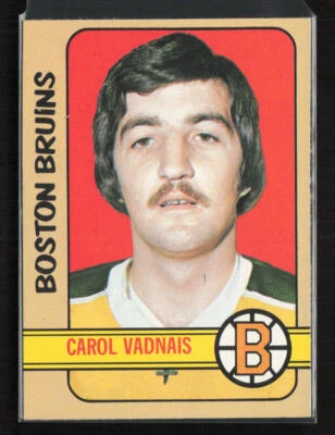 1972-73 Topps #85 Carol Vadnais Boston Bruins Excellent - Image 1 of 2