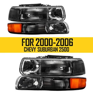 Conjunto de faros para Chevy Silverado 1500 2500 3500/2000-2006 Tahoe 1999-2002 - Imagen 1 de 10