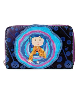 Cartera Loungefly Coraline Túnel Botones Resplandor Cremallera Edición Limitada Exclusiva - Imagen 1 de 9