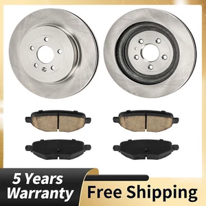 Rear Disc Rotors + Brake Pads for Lincoln MKT 2015-2019 Ford Explorer 2015-2019 - Bild 1 von 12