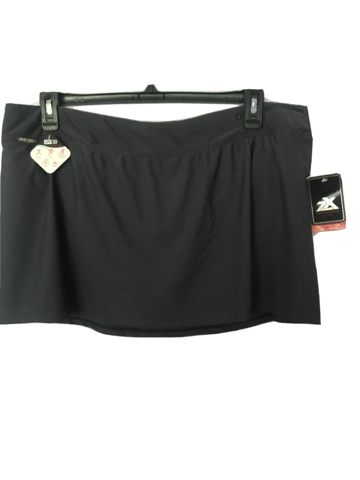 ZeroXposur Swim Skirt Gray Quick Dry Swim Wear NWT Womens Size 20W - Image 1 of 4