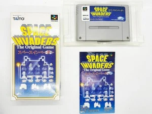 Space Invaders Nintendo SFC SNES Super Famicom TAITO Used from Japan - Picture 1 of 10