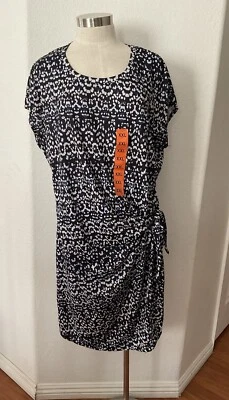 Nicole Miller оригинальное платье с узлом женский размер XXL - Изображение 1 из 4