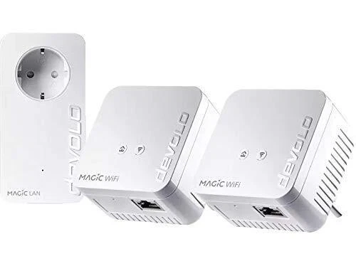 devolo Magic 1 Mini Multiroom Powerline WLAN Network Kit  - Weiß (8570)