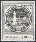 Dt. Reich Ozeanreederei 1916, Mi.Nr. 15 X einwandfrei postfrisch mit BPP-Attest
