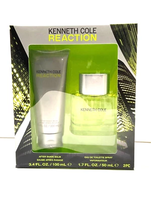 KENNETH COLE REACTION EAU DE TOILETTE SPRAY Y BÁLSAMO DE AFEITAR 1.7 Y 3.4 FL.OZ Nuevo Foto 1 de 4