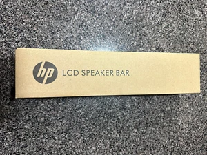 HP LCD Speaker Bar Model # NQ576AA Computer Speakers/ New Sealed - Picture 1 of 13