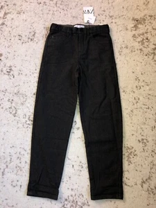 New Zara Boys Regular Gray Textured Pants Size 10 Years - Picture 1 of 7