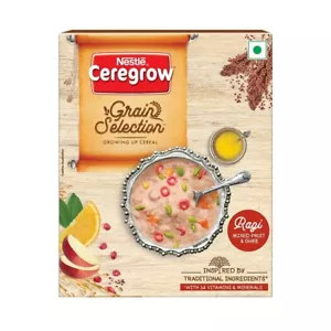 Nestle Ceregrow Grain Selection Ragi Mixed Fruit & Ghee, Growing up Cereal, 300g - Picture 1 of 1