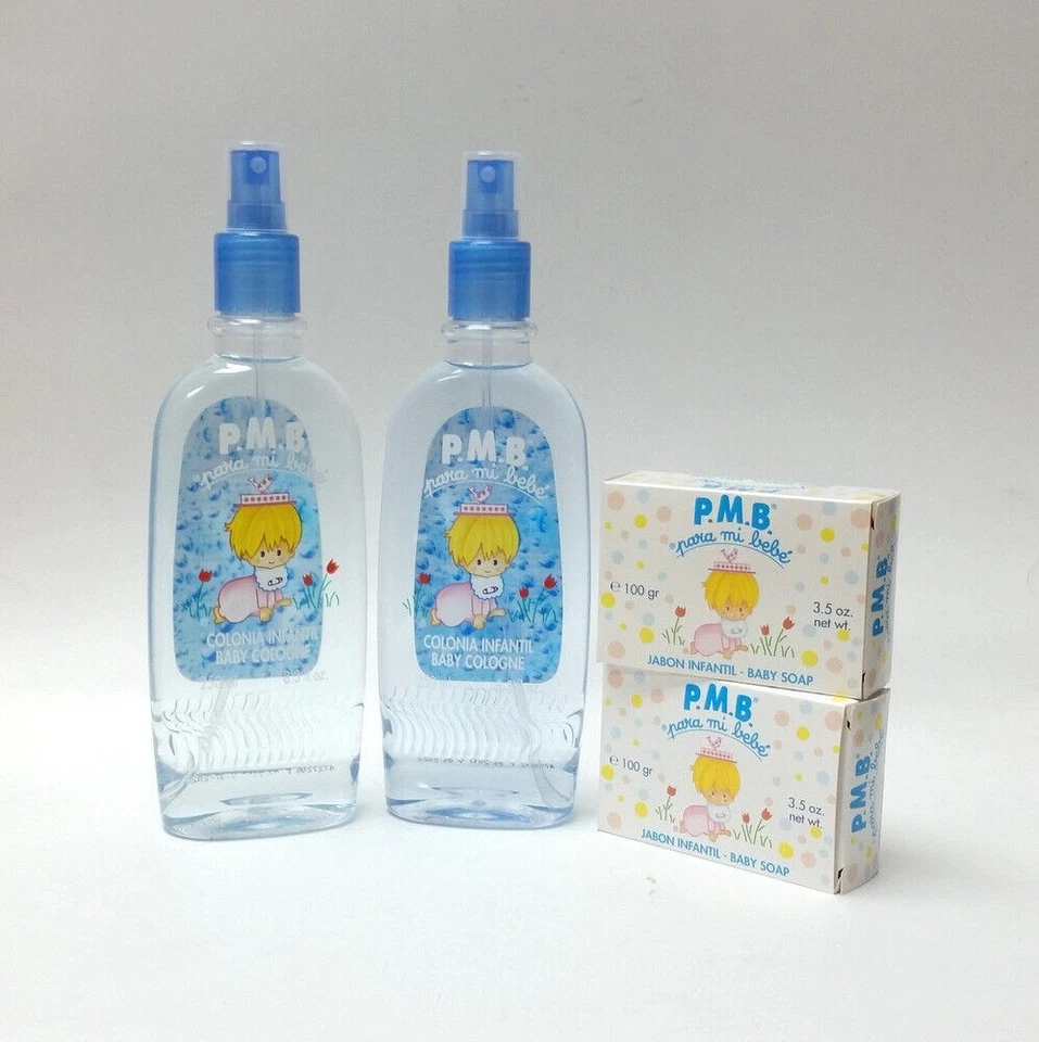 Para Mi Bebe Spray Cologne 8.3 fl oz with 2 Baby Soap Bar 3.5 oz - Lot of 2 - Image 1 of 1
