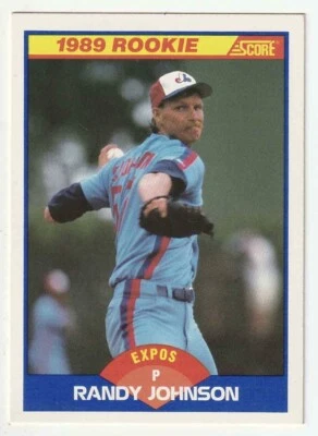 1989 Score Randy Johnson Montreal Expos #645 cartão de beisebol - este cartão está quase perfeito - Imagem 1 de 4