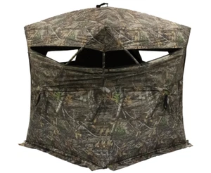 Rhino Blinds 200-RTE 3 Person Turkey Hunting Hub Ground Blind Realtree Edge Deer - Picture 1 of 2