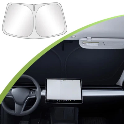 Front Windshield Sunshade Sun Shade Block UV Visor Cover for Dodge Ram 1500 18+ - Image 1 of 4