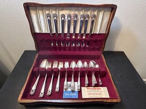 1847 Rogers Bros “Eternally Yours” Silver Plate Silverware Boxed set 50 pc - Picture 1 of 14