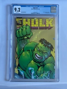 HULK #1/2 - CGC 9.2! WIZARD MAIL-AWAY EXCLUSIVE! PAUL LEE COVER! - Picture 1 of 4
