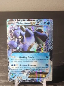 Pokemon Campionati del Mondo 2015 XY Pugni Furiosi Seismitoad EX 20/111 - DMG - Foto 1 di 2