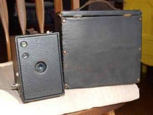 VIntage Brownie Box Camera Kodak No.2 A w/ Custom Built Case Mint Condition! - Picture 1 of 10