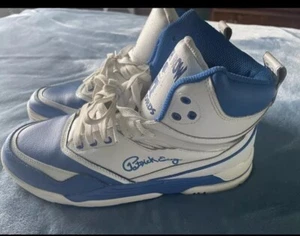 Pair Of PATRICK EWING Center DEATH ROW Men's Sneaker White/Blue Size 11 - Picture 1 of 18
