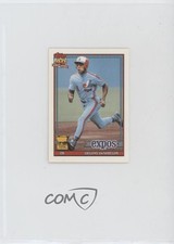 1991 Topps Cracker Jack Series 2 Food Issue Delino DeShields #35