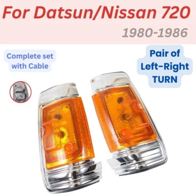 For Datsun Nissan 720 Pickup 1980-1986 Lamp Front Corner Signal Light-LH/RH Pair - Image 1 of 4