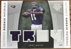 2007 Ultimate Collection Rookie Materials Silver Troy Smith URM-TS - Picture 1 of 2
