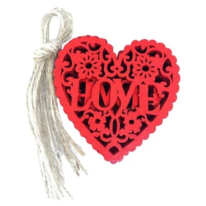 10Pcs Red Hanging DIY Cutout Slices Pendant Ornament for - Picture 1 of 5