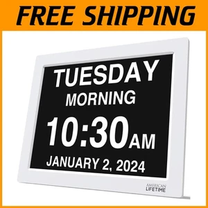 Large Digital Dementia Clock for Seniors - Picture 1 of 8