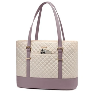 sac ordinateur portable femme beige rose 15.6 zoll - Afbeelding 1 van 9