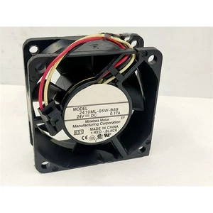 For NMB 2410ML-05W-B69 DC24V 0.17A 60*60*25MM Inverter Cooling fan 2Pin - Afbeelding 1 van 2