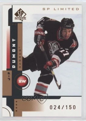 2001-02 SP Authentic SP Limited /150 JP Dumont #10 - Image 1 of 2