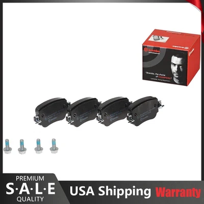 布雷博 OE 后低米盘式制动垫套装适用于奥迪 Q3 Quattro 大众高尔夫 GTI Passat — 第 1/4 张图片