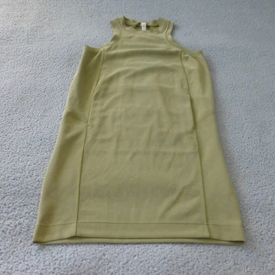 Vestido Lululemon Back In Action para mujer 6 bolsillos elásticos verdes sin mangas Foto 1 de 4