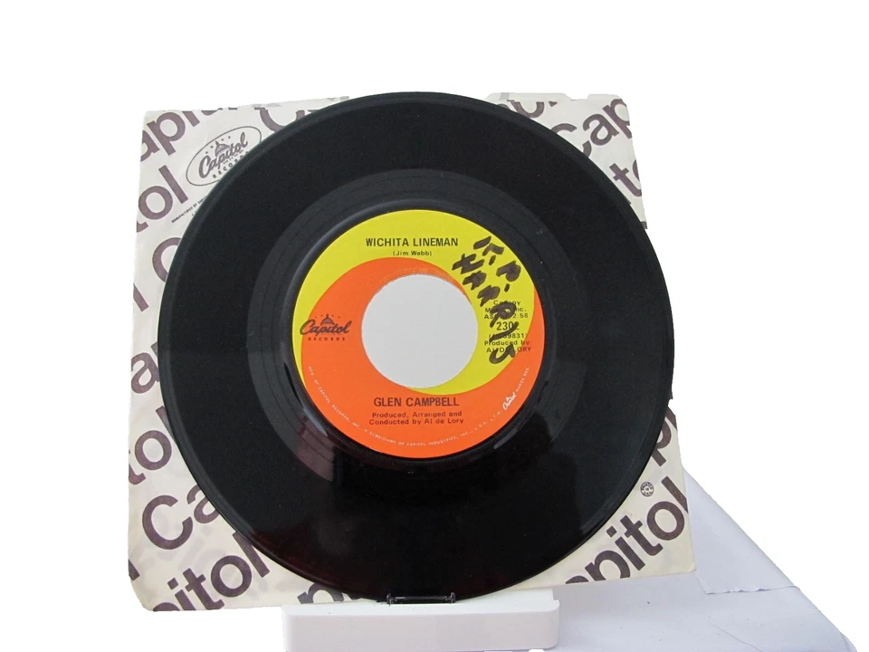 45 RECORD - GLEN CAMPBELL - WICHITA LINEMAN - Image 1 of 1