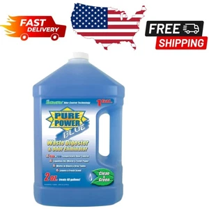 Eco-Friendly 128oz Blue Waste Digester - Odor Control for RV & Septic Systems - Picture 1 of 2