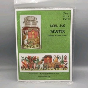 Imaginating Counted Cross Stitch Kit "Noel Jar Wrapper" #1921K Diane Arthurs - Picture 1 of 4