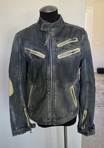 Designer DOLCE & GABBANA Men's D&G Ride Denim Jeans Jacket Logo US Sz Medium 48 - Picture 1 of 14