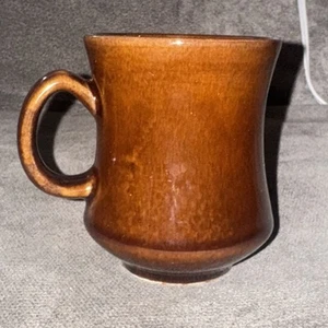 Vintage DCC Heavy Porcelain Brown Coffee Tea Cup Mug Restaurant Ware - Picture 1 of 4