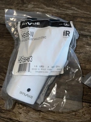 Invue Hole Wall Mounted Angle Stand Flat Puck HS155A63 HS155-W Replacement - Image 1 of 2