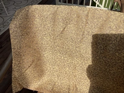 Обивочная ткань 1,3 ярда золото/коричневый/зеленый - Изображение 1 из 4