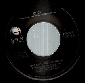Cher Love and Understanding 7" vinyl Mexico Geffen 1991 Promo. same song both - Picture 1 of 2
