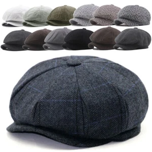 Gorra Baker Boy Peaky Blinders Newsboy espiga gorra plana Tommy Shelby - Imagen 1 de 9