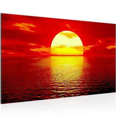 Wandbilder Wohnzimmer Sonnenuntergang Sunset Schlafzimmer Bild Modern Deko - Bild 1 von 4