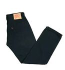 Levi's 501 Jeans Classic Straight W34 L32 Black Original Vintage KULT