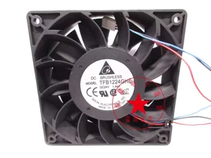 1PC DELTA TFB1224GHE DC24V 1.44A 12038 12CM 3-wire cooling fan - Picture 1 of 2