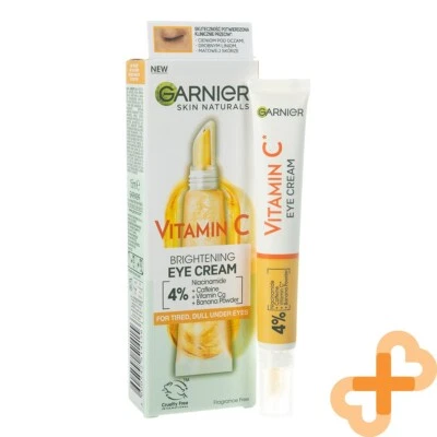 GARNIER VITAMIN C Brightening Under Eye Cream 15ml Tired Dull Under Eyes - Image 1 of 4